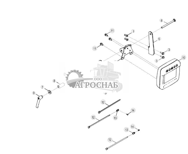 Монитор дисплея кабины (стандартные органы управления) - ST273667 424.jpg